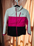 The North Face HyVent Ski Jacket Girl’s L 14/16 Pink White Black