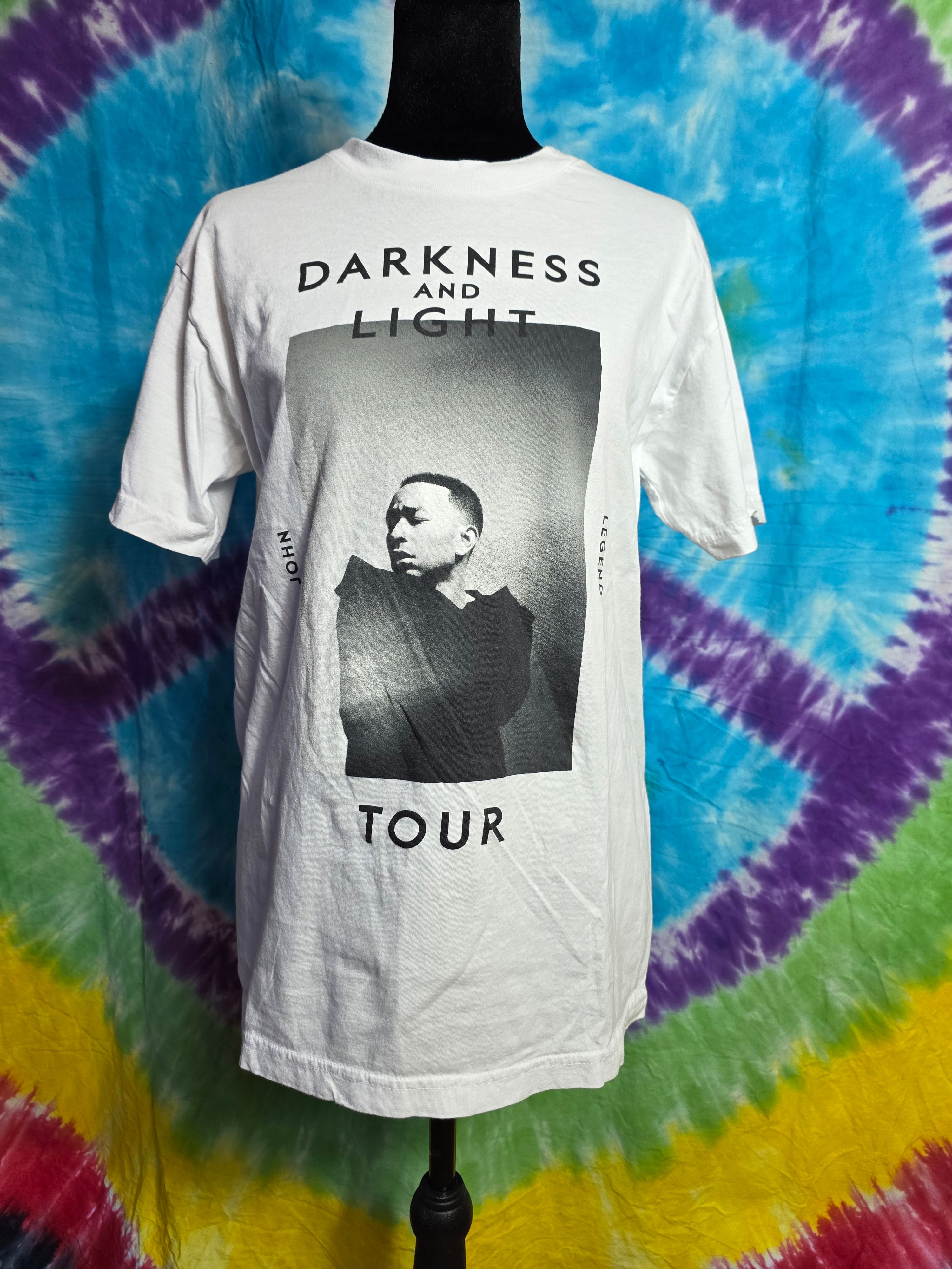 John Legend 2017 Darkness & Light Tour Shirt Medium USA