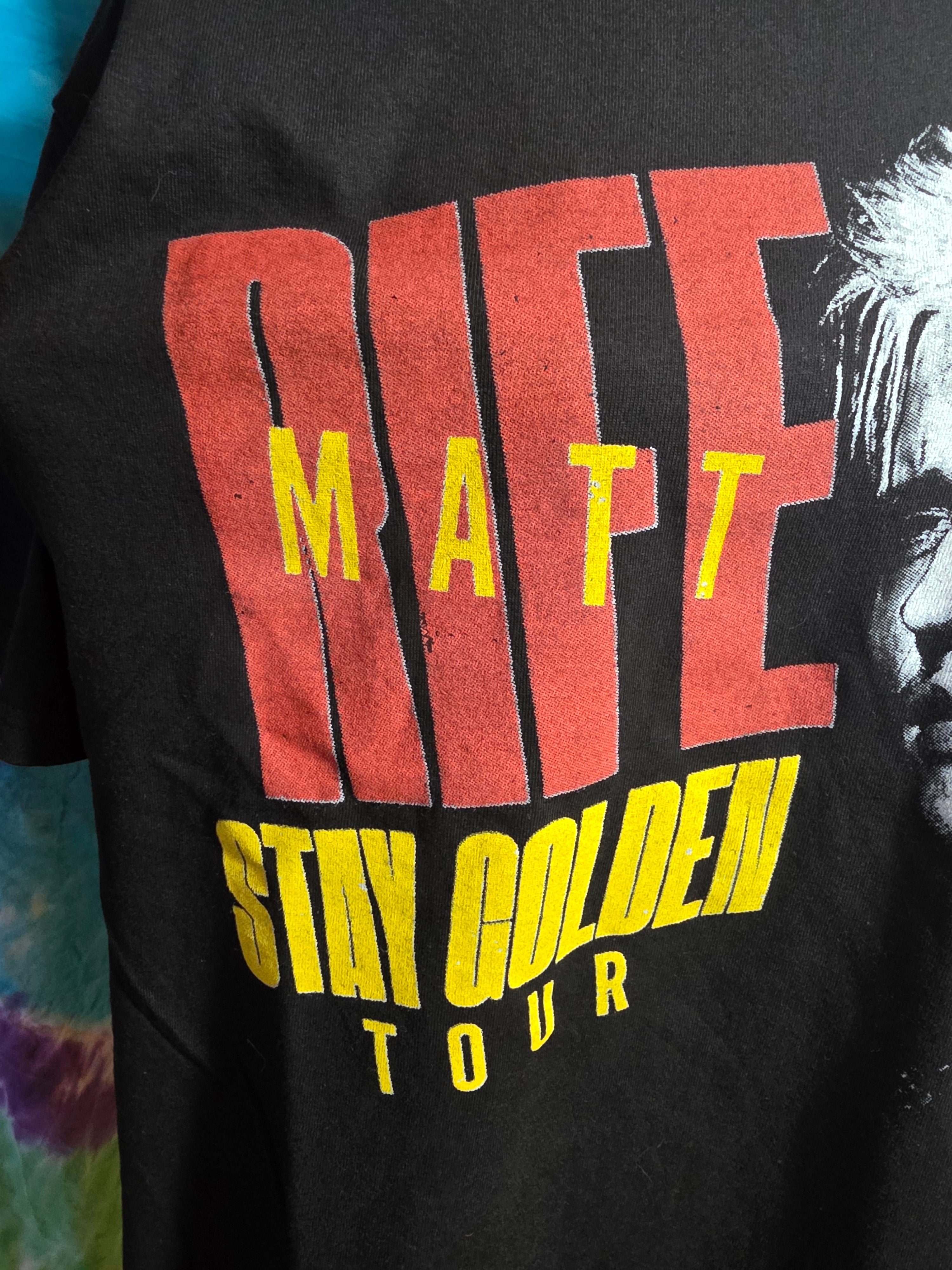 Matt Rife Stay Golden Tour 2025 Concert T-Shirt Size Large
