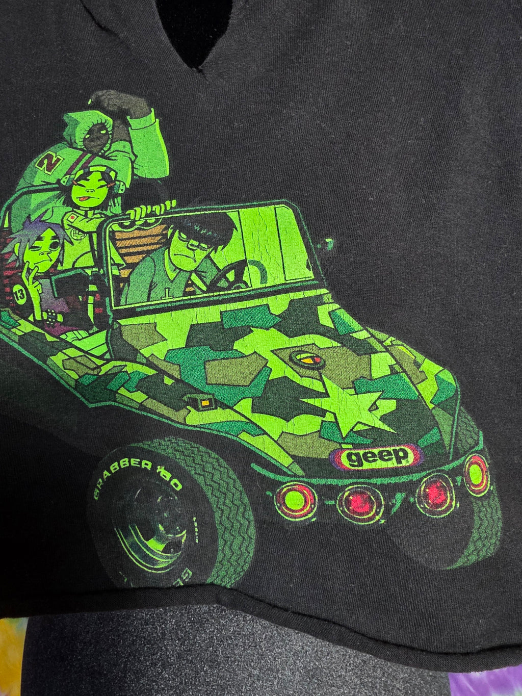 Gorillaz Self-Titled Geep Crop Top T-Shirt