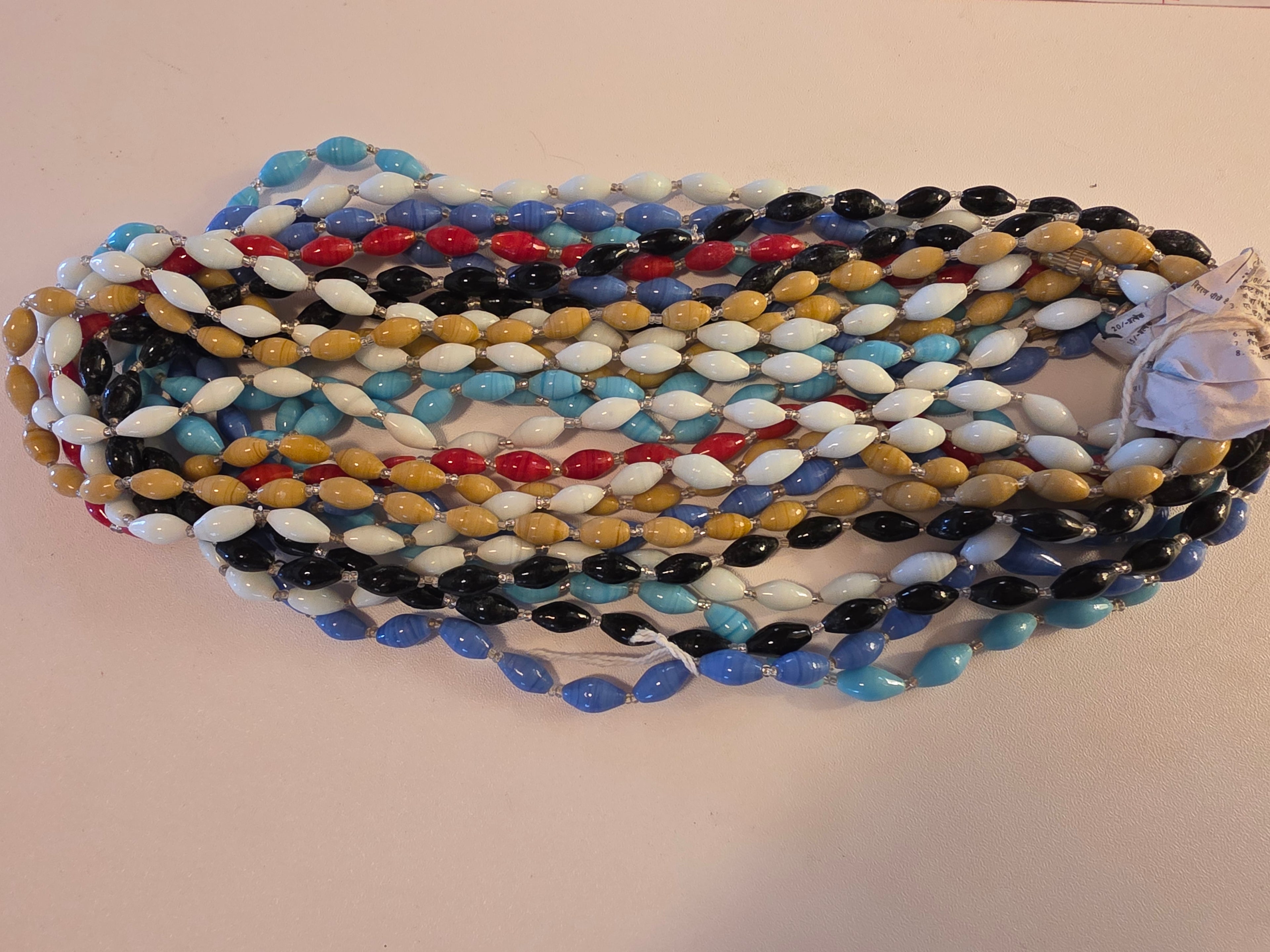Vintage Lampwork Glass Bead Necklace Bundle - 12 Strands