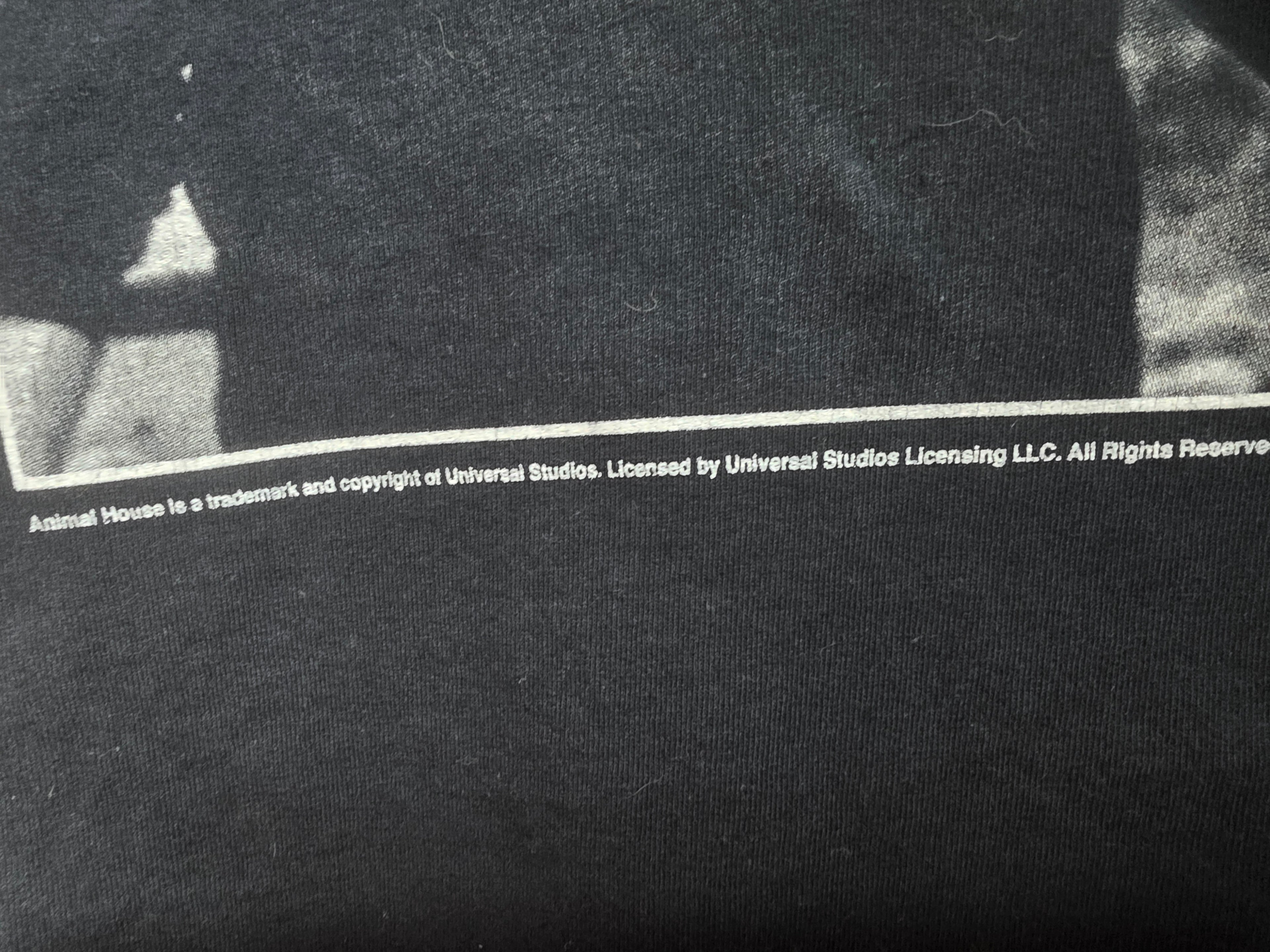 Animal House Bluto Charleston Shirt XL John Belushi Gildan Black