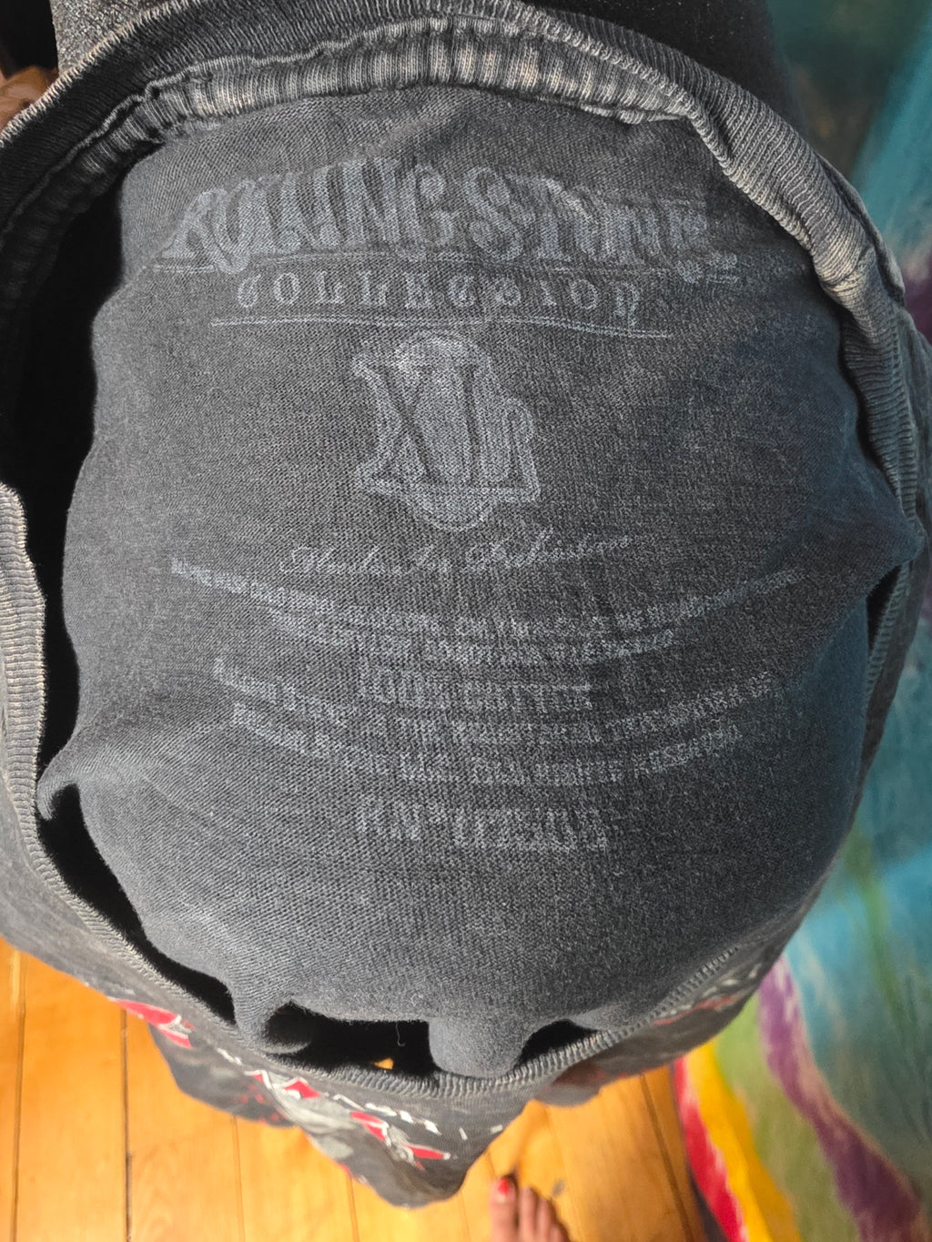 AC/DC Rolling Stone 2008 Cut Off Muscle Tee Acid Wash