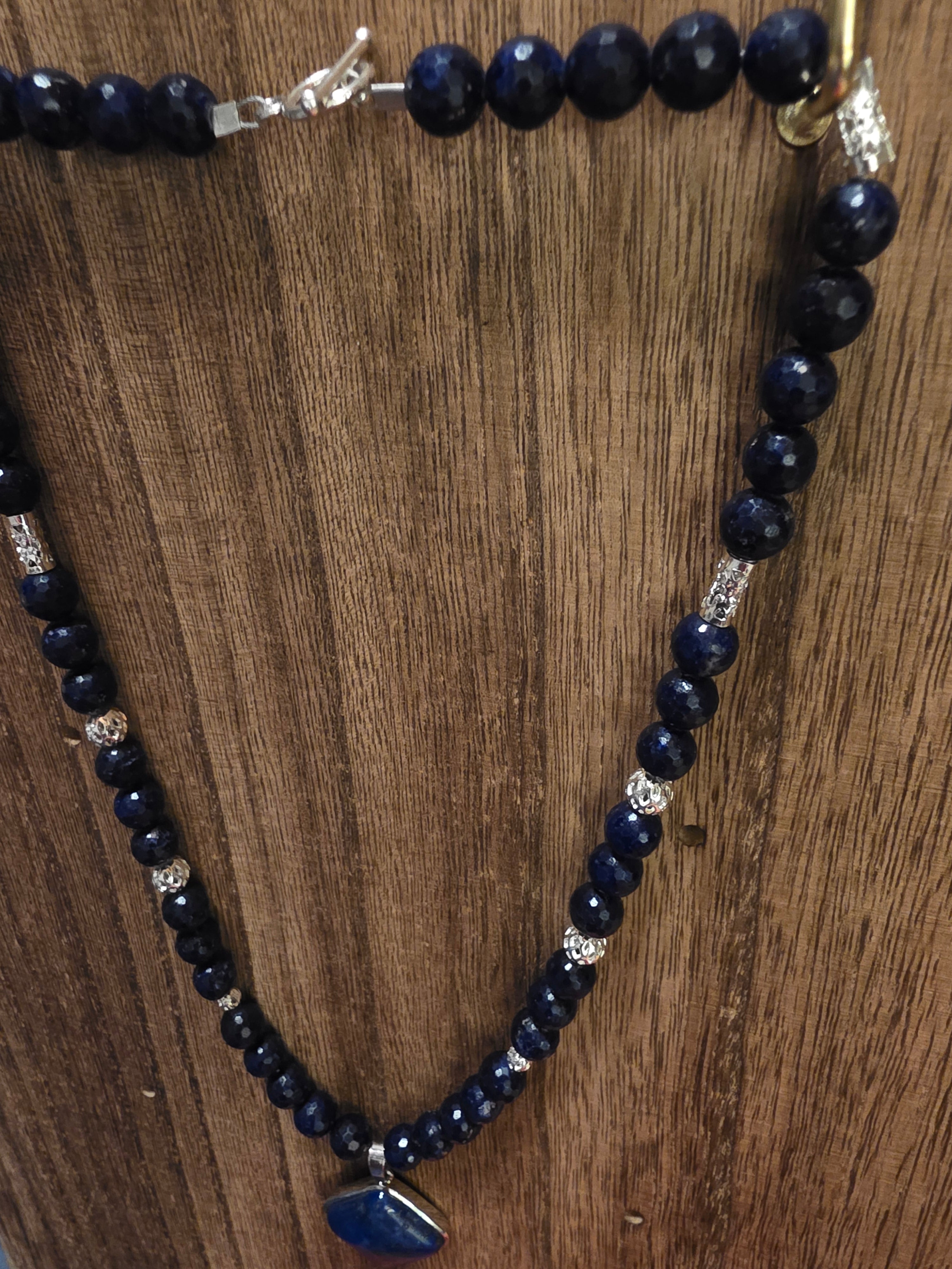 18" Natural Lapis Lazuli Necklace