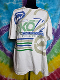 Vintage Y2K Ecko Unltd Complex Eckonomics Graphic Tee XL