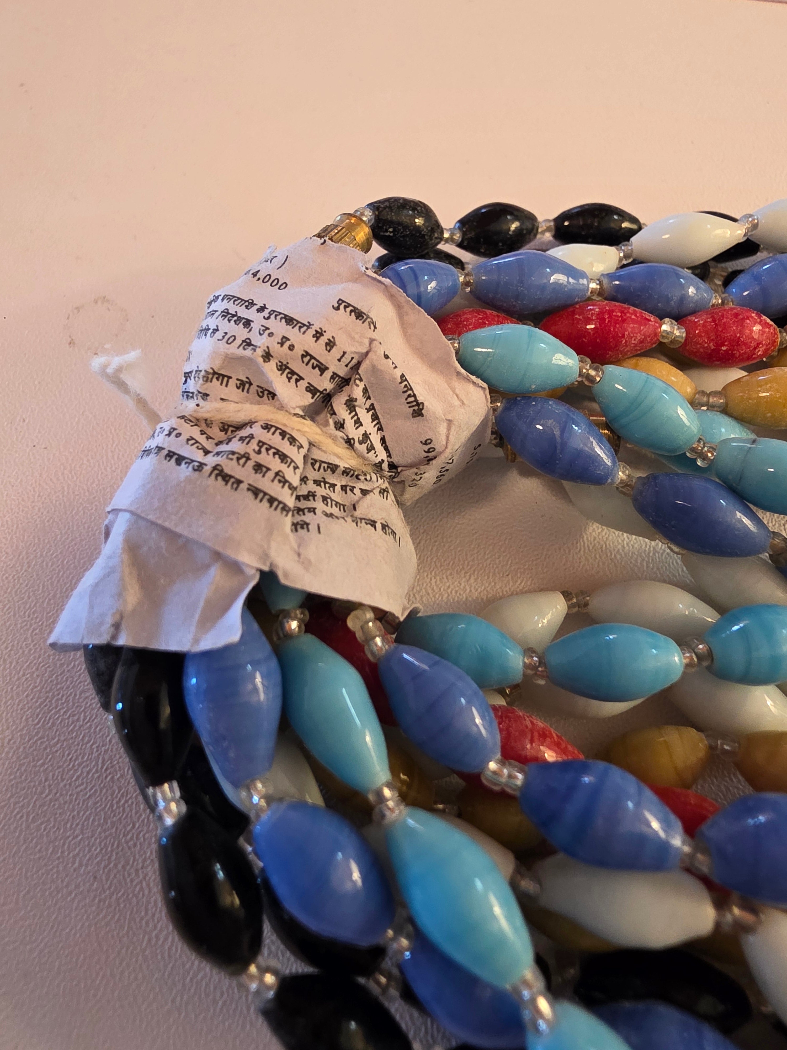 Vintage Lampwork Glass Bead Necklace Bundle - 12 Strands