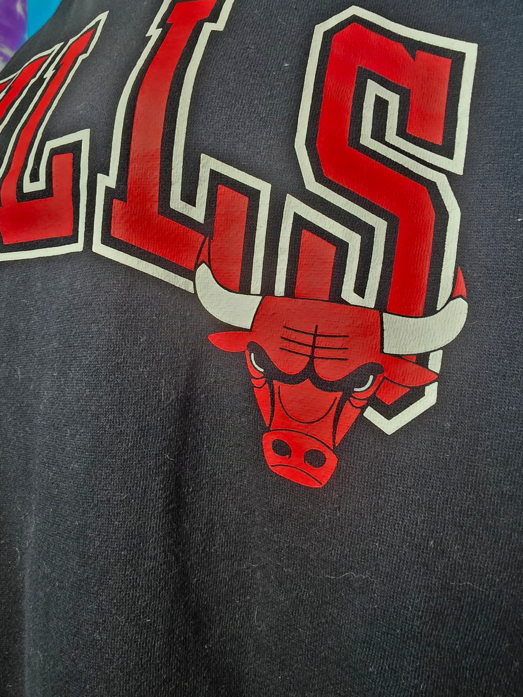 Ultra Game NBA Chicago Bulls Crewneck Sweatshirt Black Small