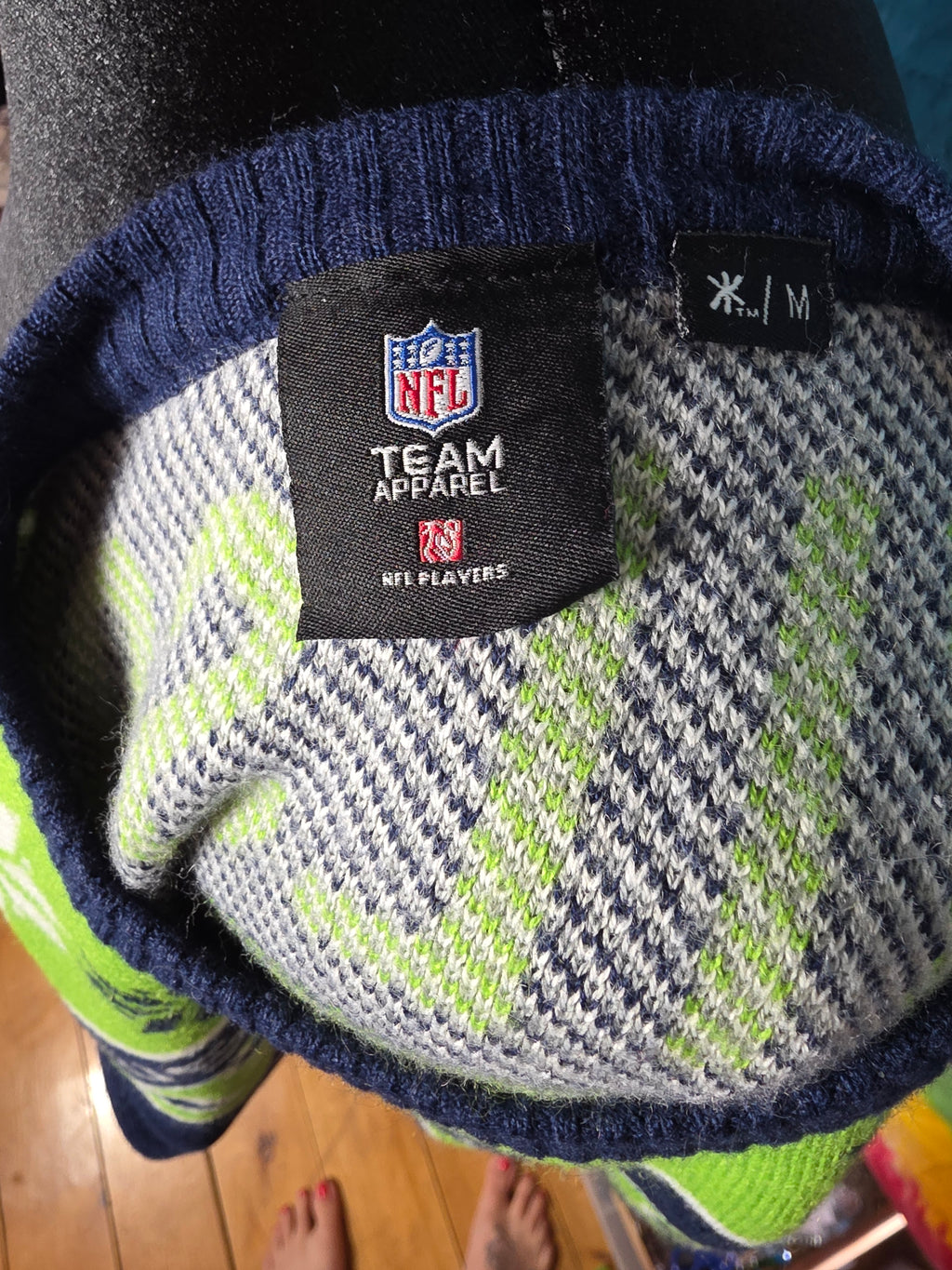 Russell Wilson Seattle Seahawks NFL Team Apparel Sweater