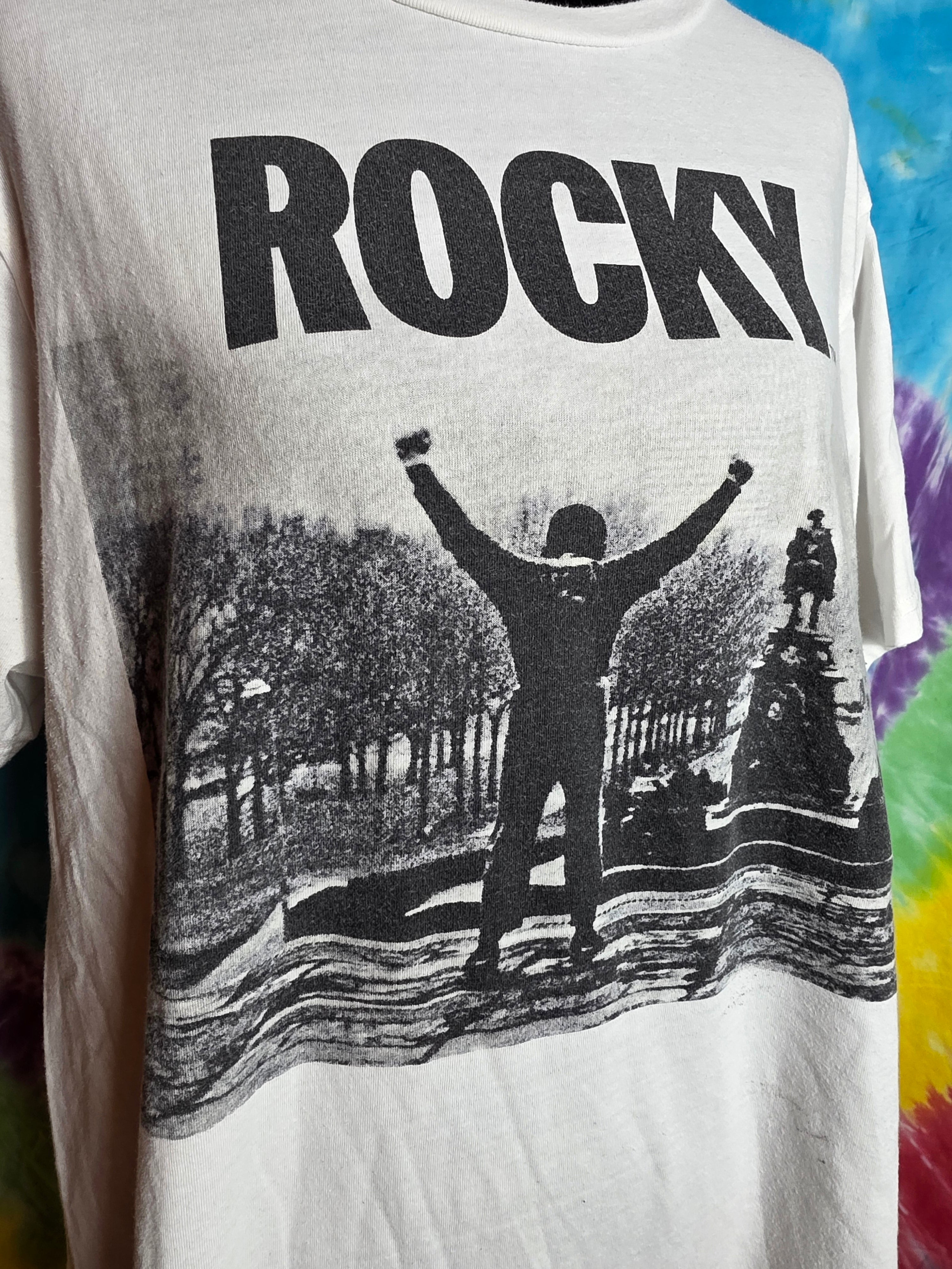 Rocky Balboa Philadelphia Victory Graphic Tee White L