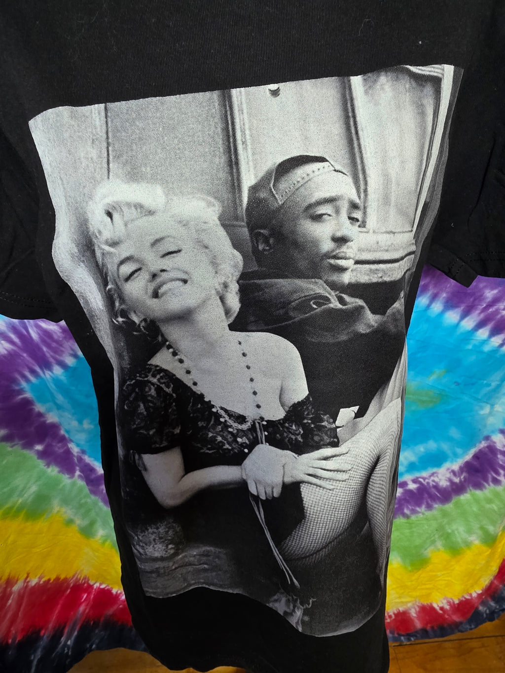Marilyn Monroe & Tupac Shakur Shaka Wear T-Shirt M
