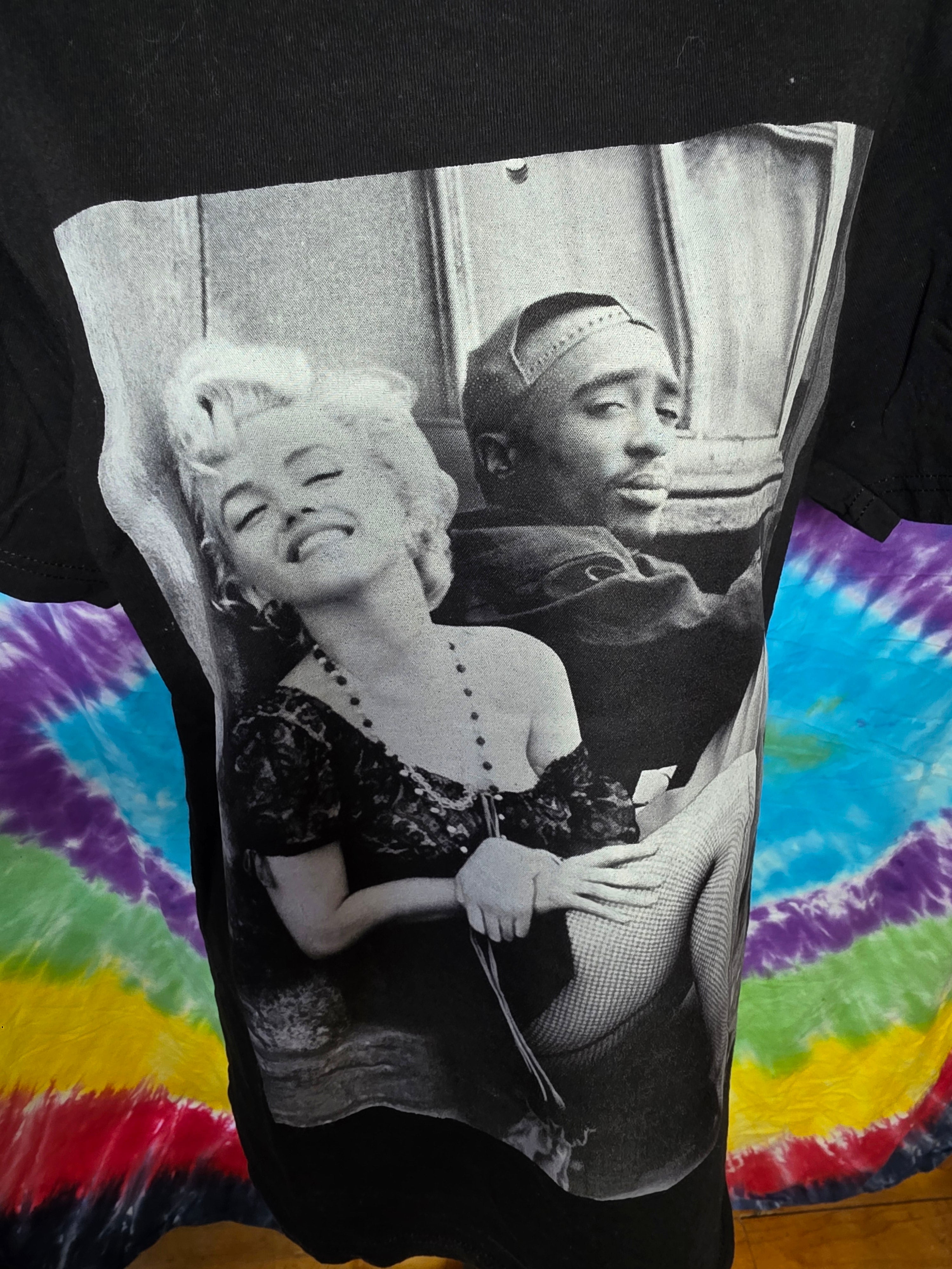 Marilyn Monroe & Tupac Shakur Shaka Wear T-Shirt M