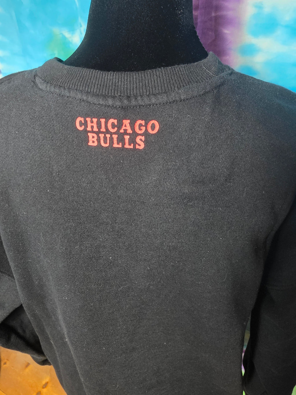 Ultra Game NBA Chicago Bulls Crewneck Sweatshirt Black Small