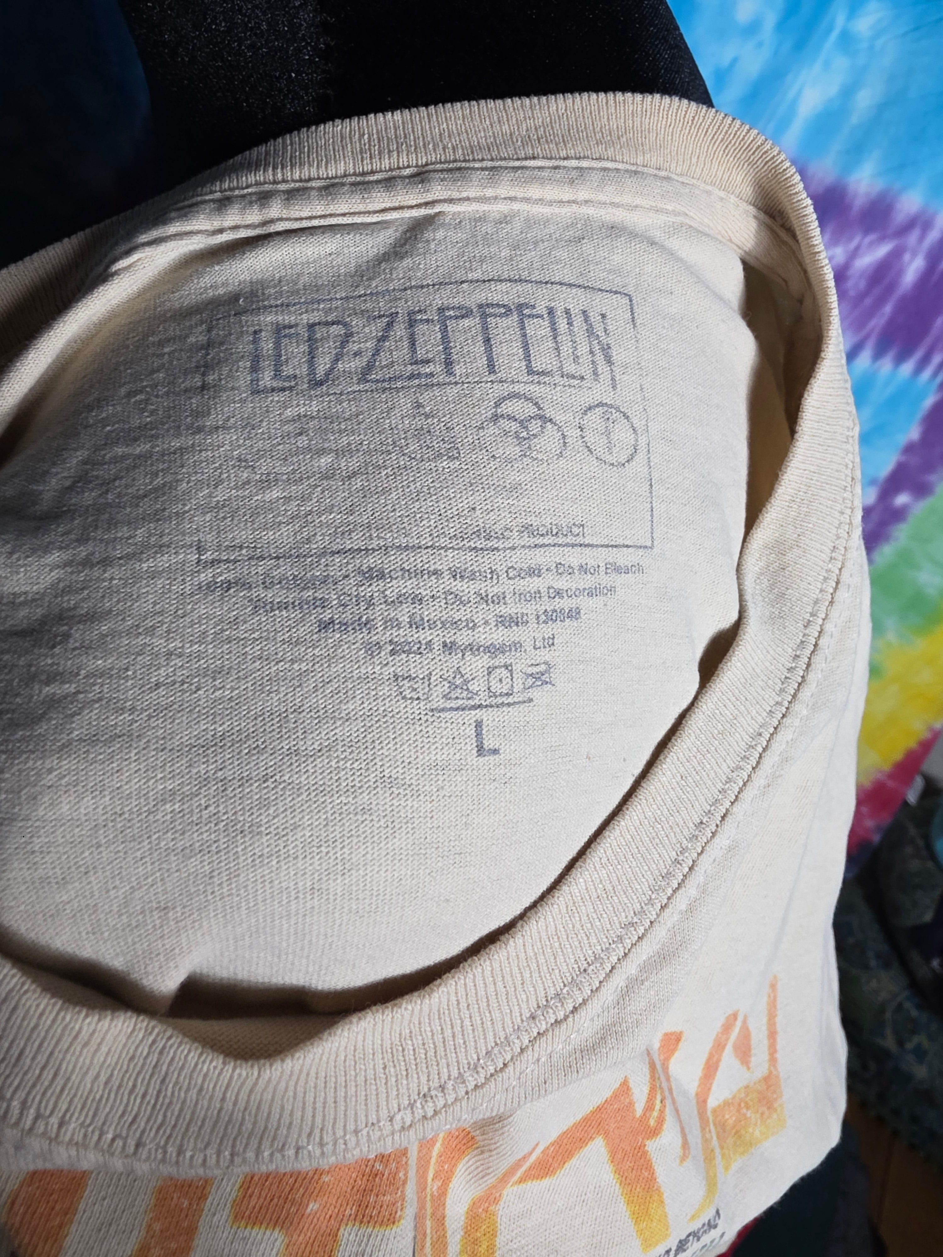 Led Zeppelin The Song Remains The Same Japanese Poster Tee