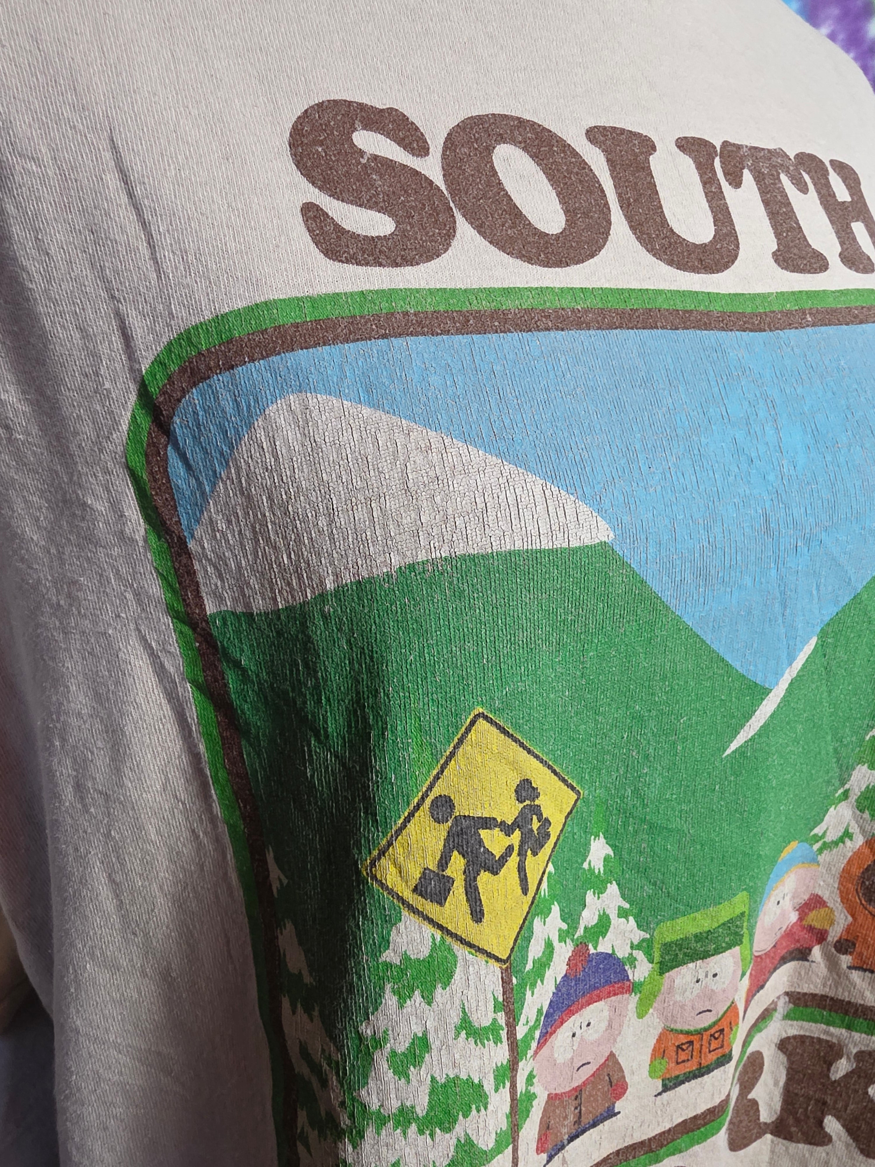 South Park Ripple Junction Graphic Tee Shirt Tan Beige Mens XL