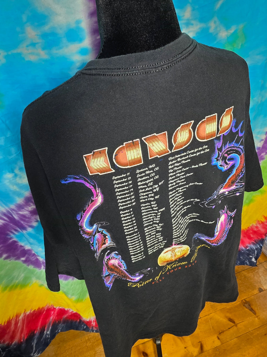 Kansas Point of Know Return Fall Tour 2019 Tee 3XL