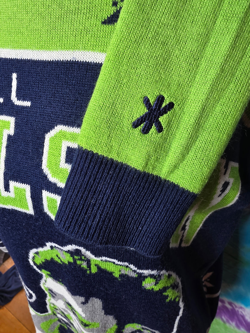 Russell Wilson Seattle Seahawks NFL Team Apparel Sweater