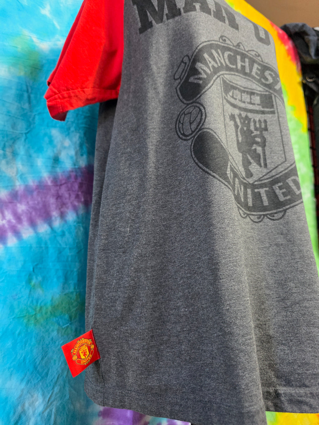 Vintage 1997 Manchester United Raglan Soccer Shirt
