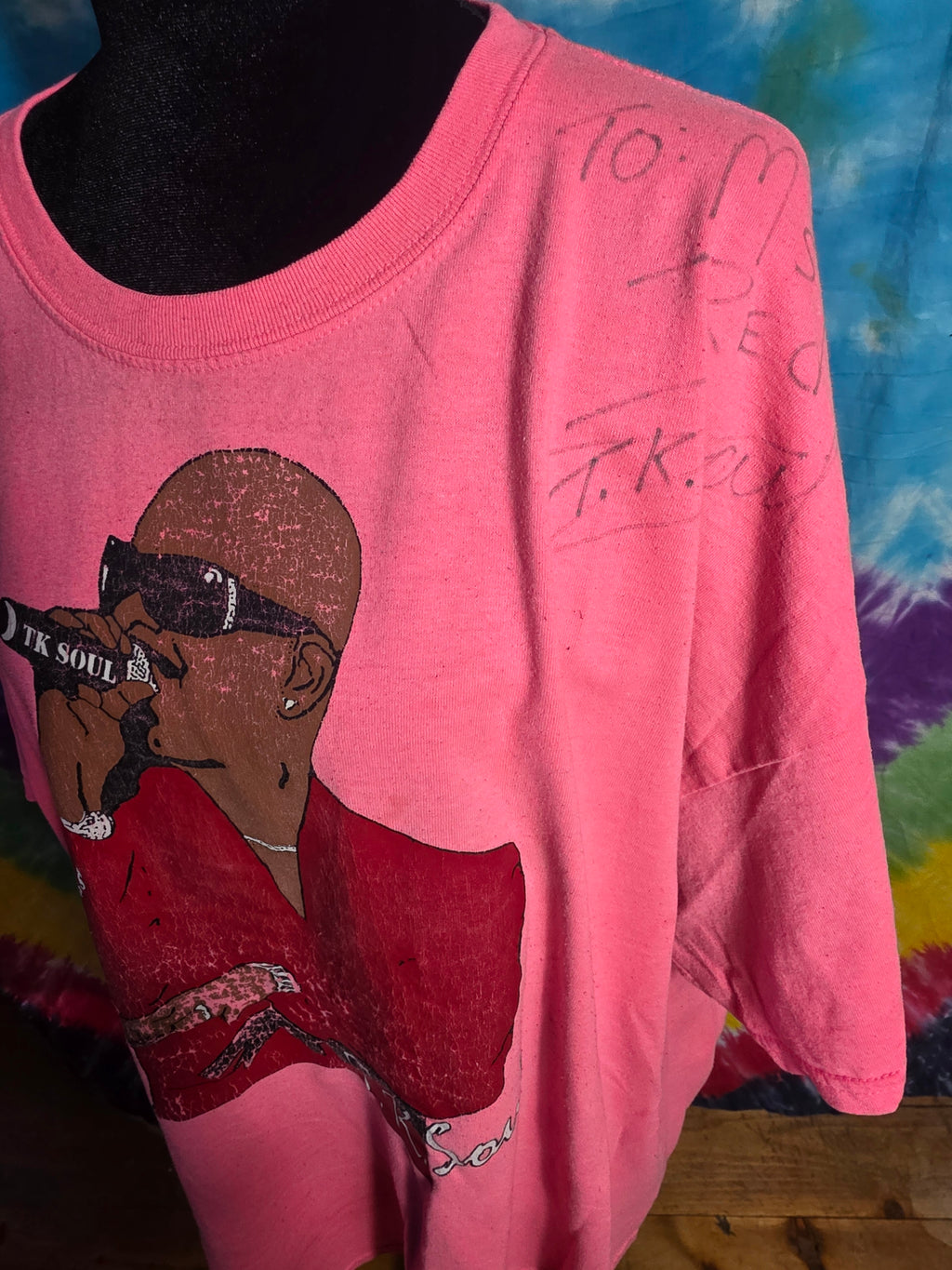 Autographed TK Soul Pink Graphic Tee Shirt 3XL Southern Soul