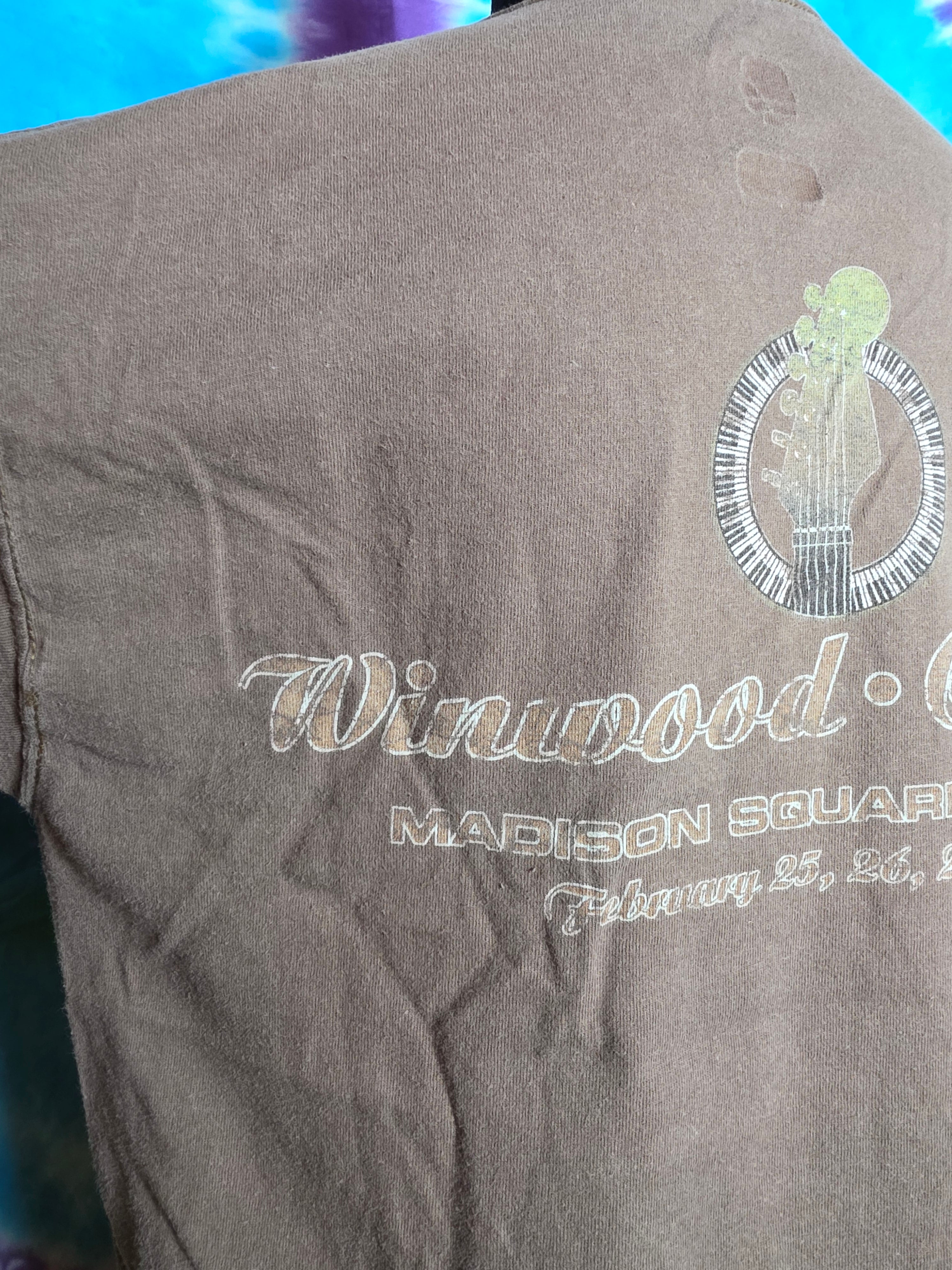 Winwood Clapton 2008 Madison Square Garden Shirt M