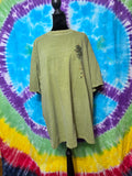 VTG Crazy Shirts Hawaii Dragon Spellout Tee Olive XL