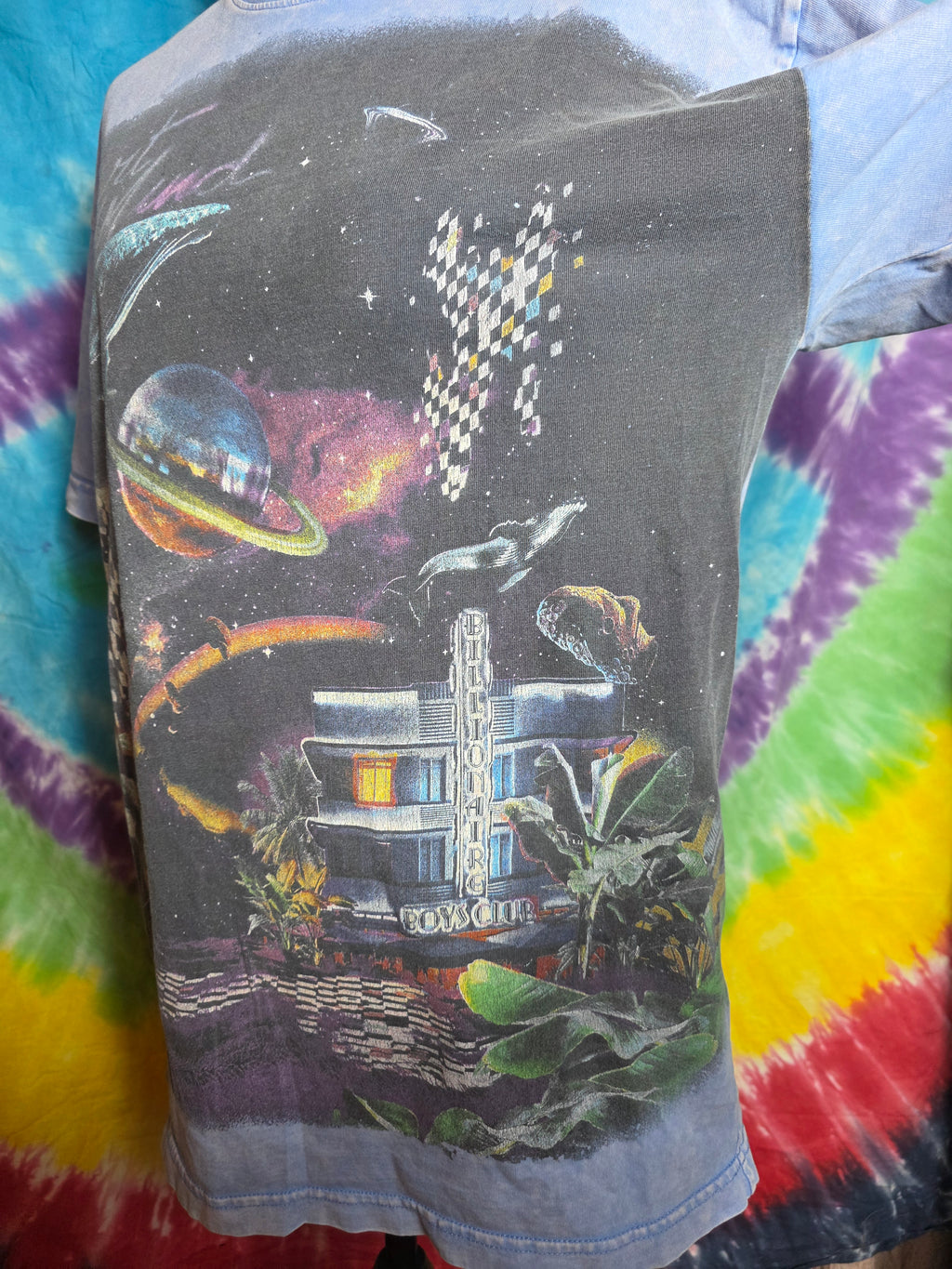 Billionaire Boys Club Heart & Mind Knit Tee S Blue Mist