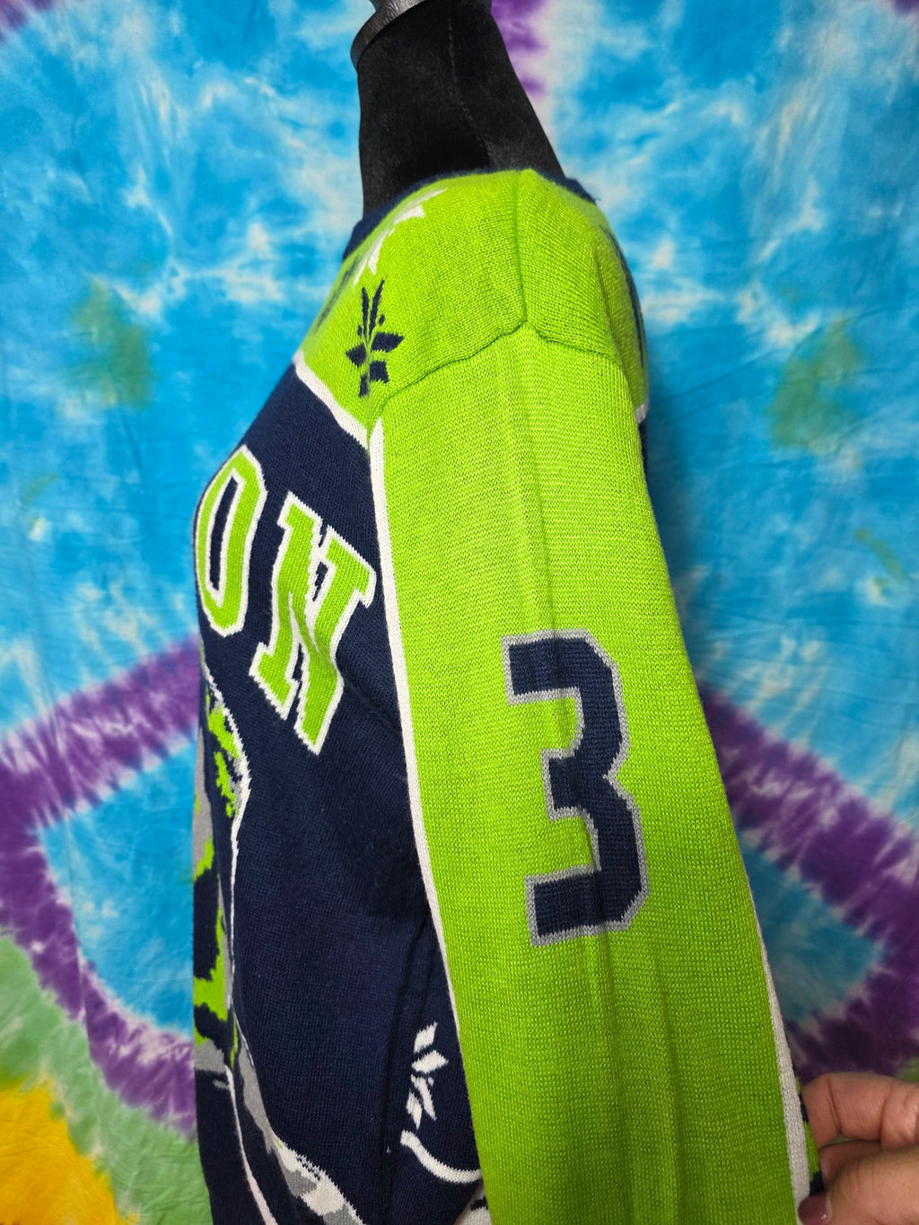 Russell Wilson Seattle Seahawks NFL Team Apparel Sweater
