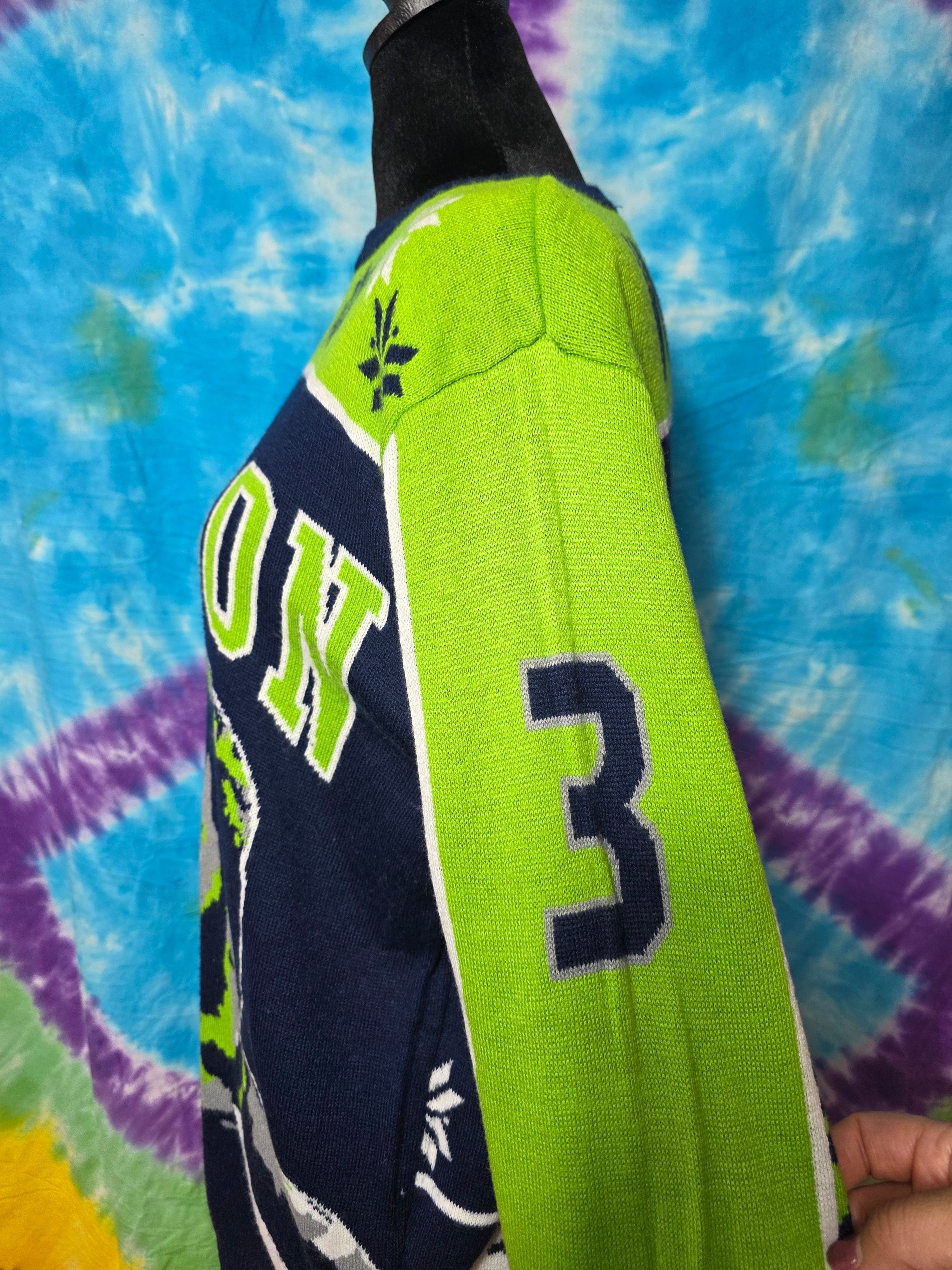 Russell Wilson Seattle Seahawks NFL Team Apparel Sweater