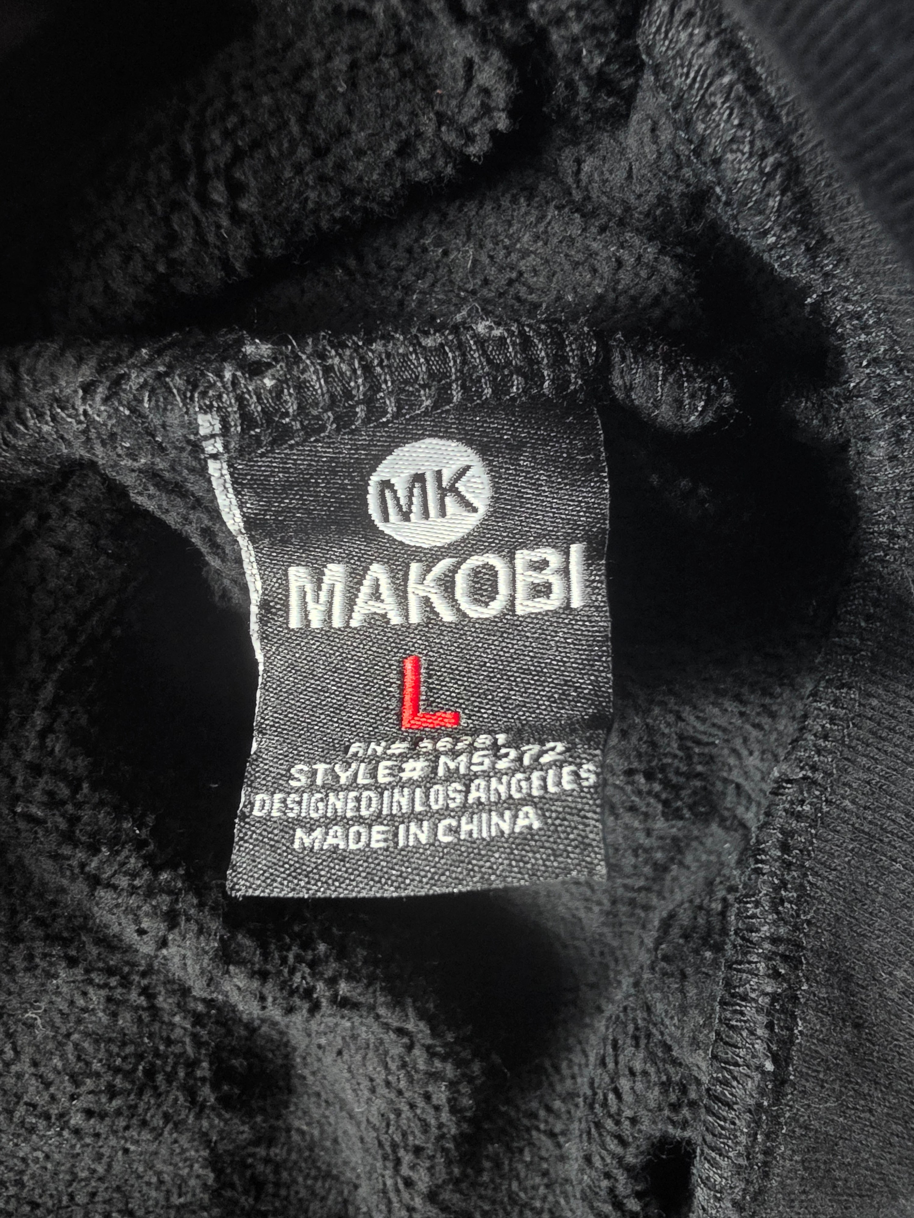 Makobi Itchy and Scratchy Issues Black Hoodie Large