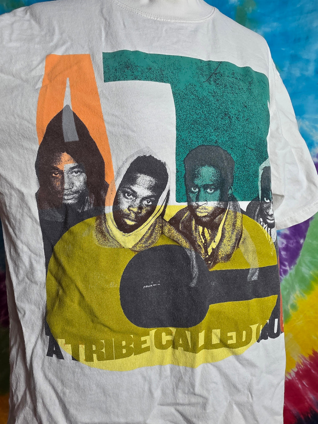 A Tribe Called Quest ATCQ Graphic T-Shirt White Sz Small