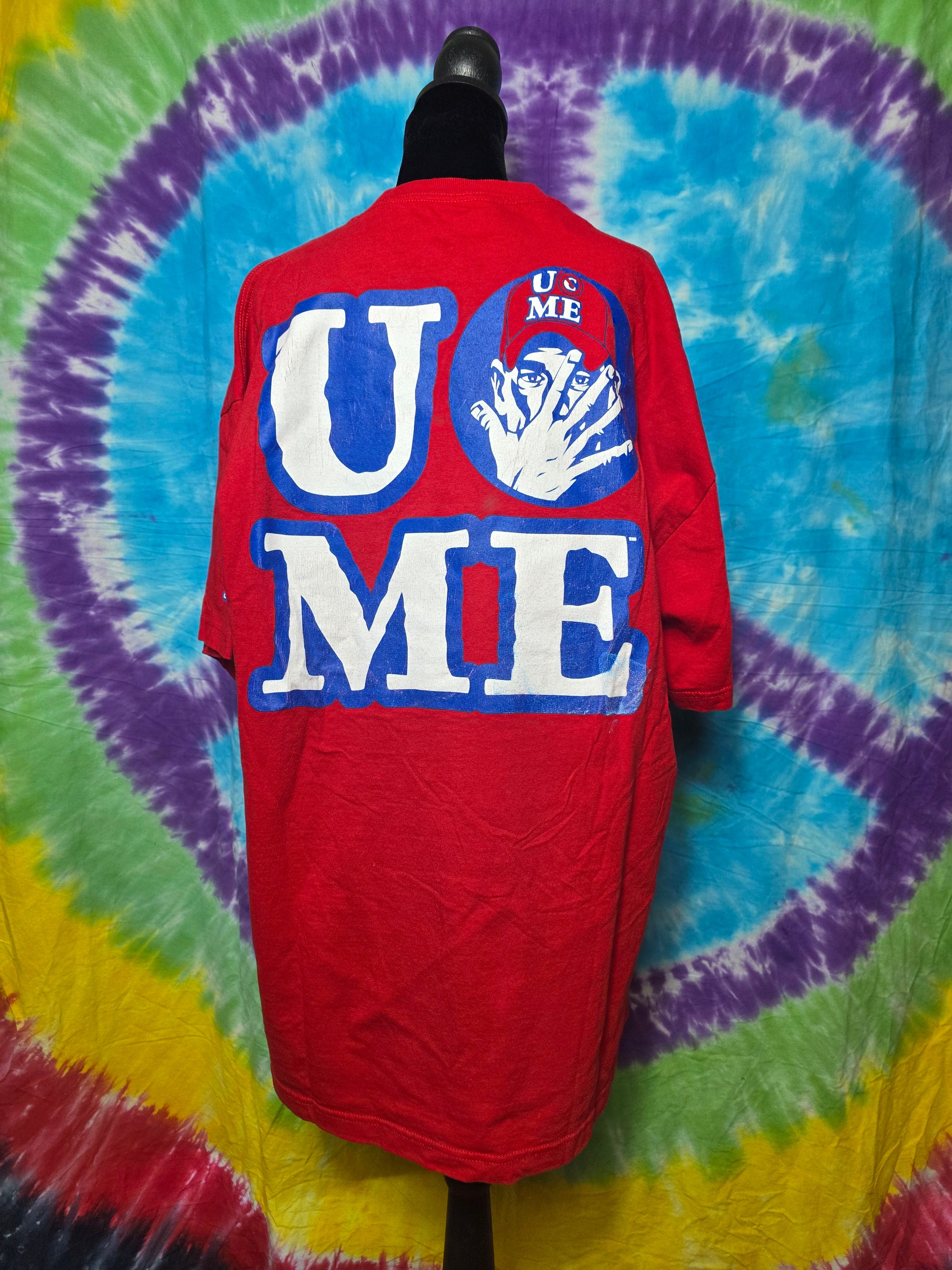 Vintage 2011 WWE John Cena "Never Give Up" Tee XL